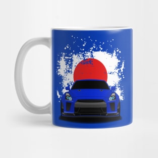 GTR R35 - Japan flag - JDM car Mug